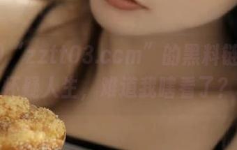 “zztt03.ccm”的黑料链接让我怀疑人生，难道我瞎看了？